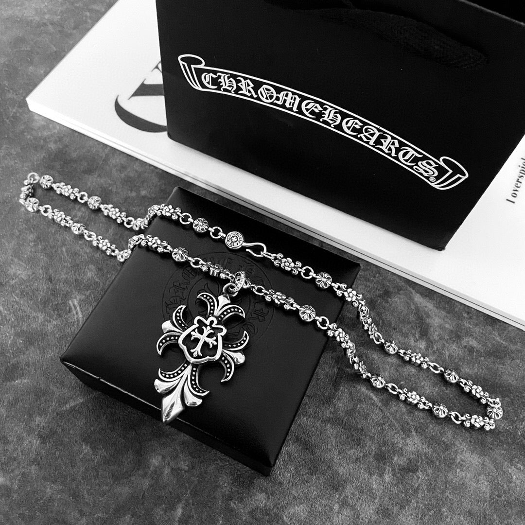 Chrome Hearts Vintage Scout Cross Necklace