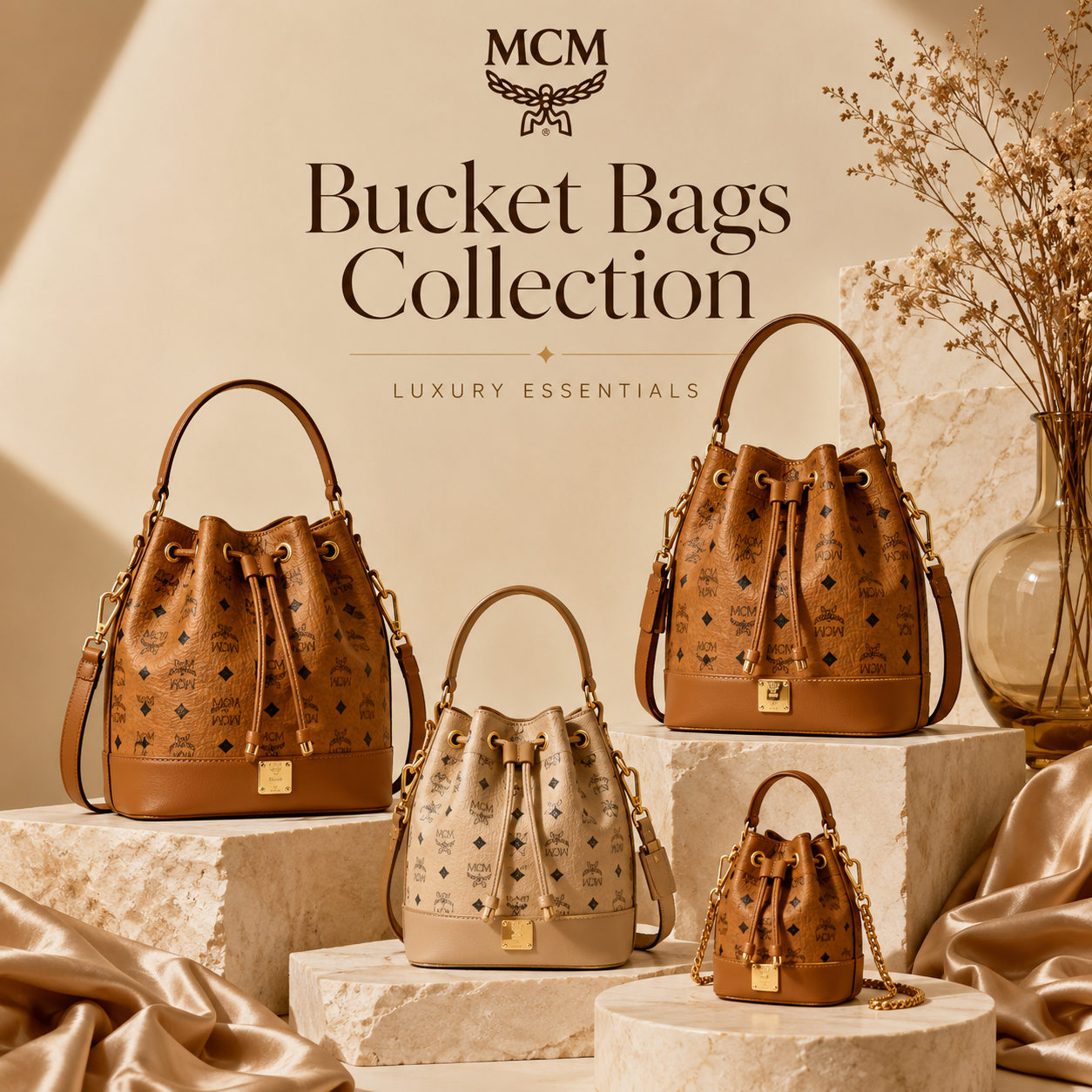 MCM Bucket Bag Collection