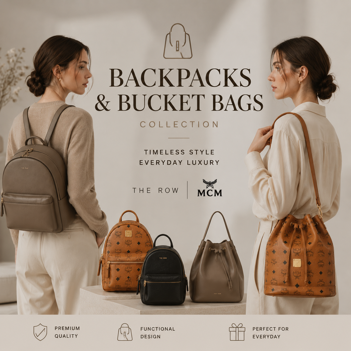 Backpacks & Bucket Bags