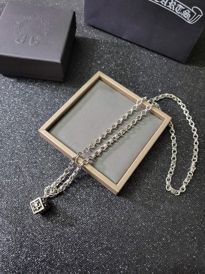 Chrome Hearts Dice Cross Necklace