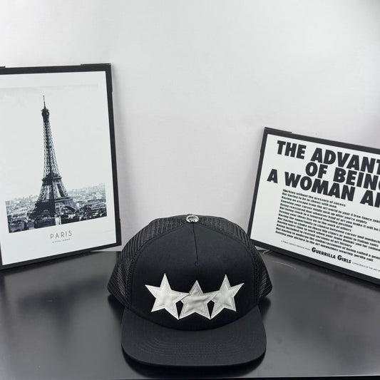 Chrome Hearts "Triple Star Trucker Hat"