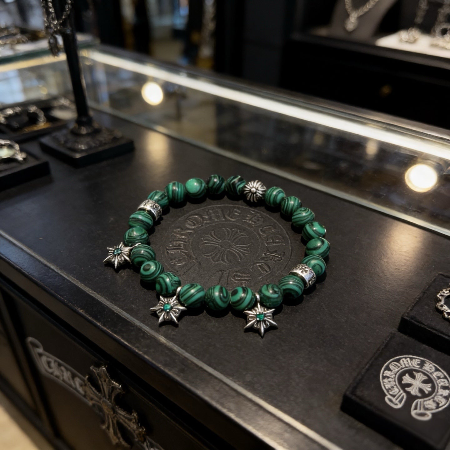 Chrome Hearts Malachite Bracelet