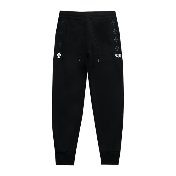 Chrome Hearts "Side Cross Embroidery" Joggers