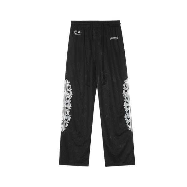 Chrome Hearts Black Mesh Hockey Pants