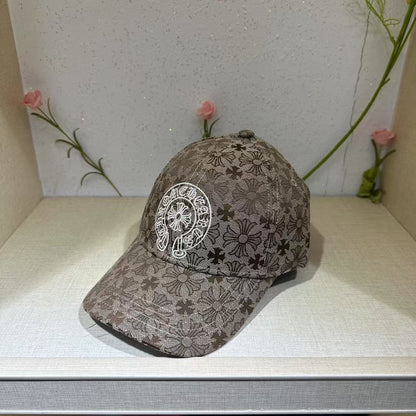 Chrome Hearts All-Over Embroidered Cross Baseball Cap