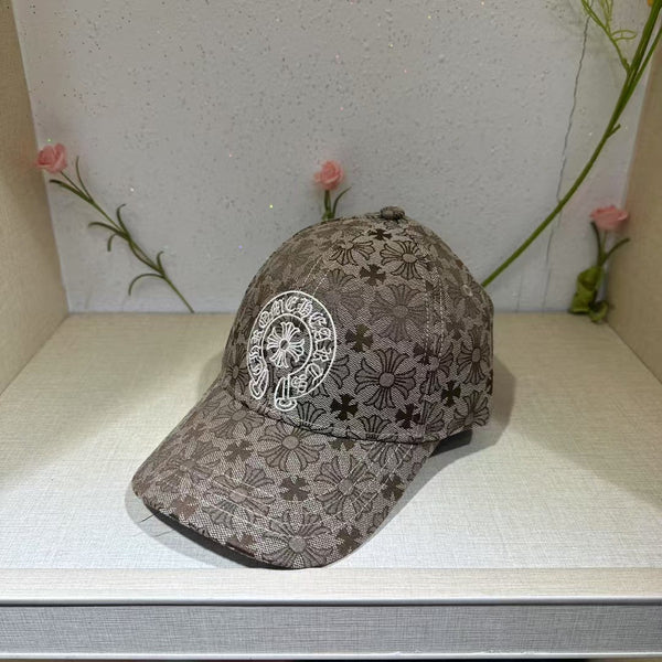 Chrome Hearts All-Over Embroidered Cross Baseball Cap