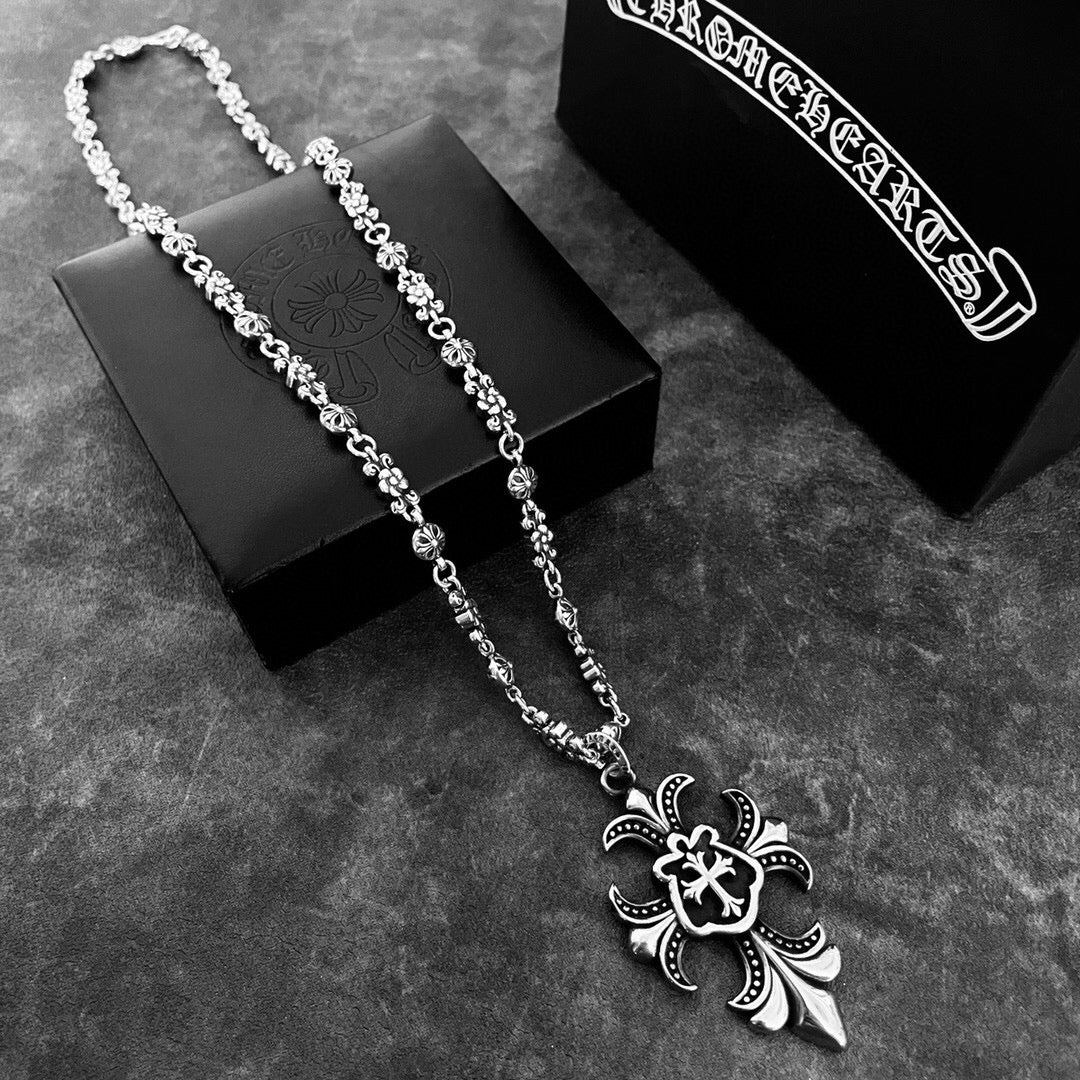 Chrome Hearts Vintage Scout Cross Necklace