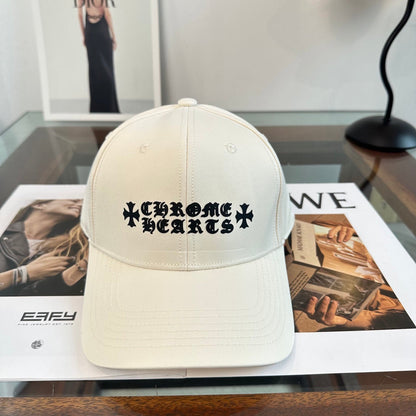Chrome Hearts Off-White Structured Baseball Cap