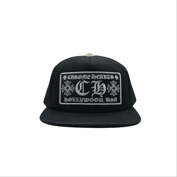 Chrome Hearts Hollywood Series Black Trucker Hat