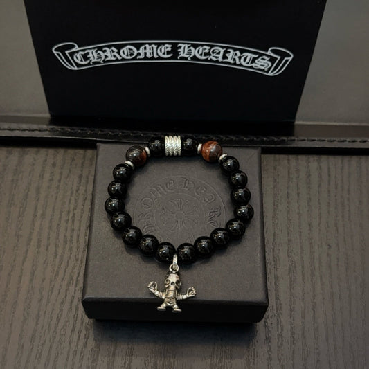 Chrome Hearts Obsidian Bracelet