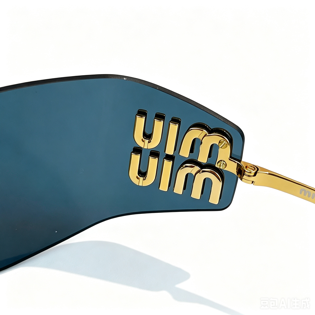 Miu Miu A51S Series Frameless Curved Sunglasses