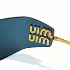 Miu Miu A51S Series Frameless Curved Sunglasses
