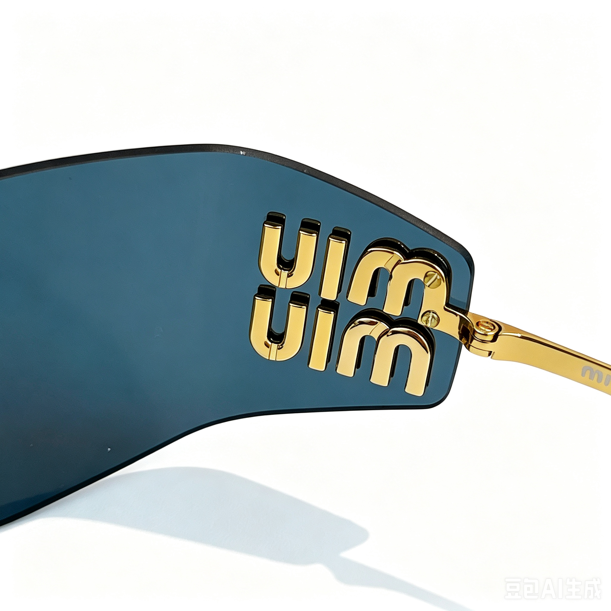 Miu Miu A51S Series Frameless Curved Sunglasses