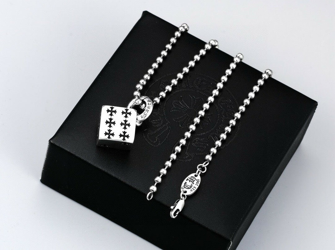 Chrome Hearts Dice Pendant Necklace