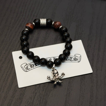 Chrome Hearts Obsidian Bracelet