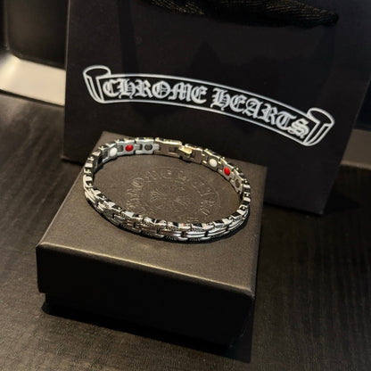 Chrome Hearts 925 Silver Gothic Letter Bracelet