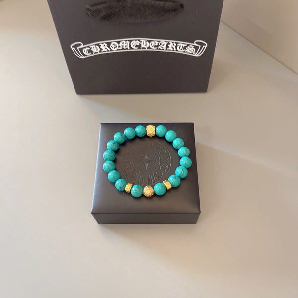 Chrome Hearts Turquoise Beaded Bracelet