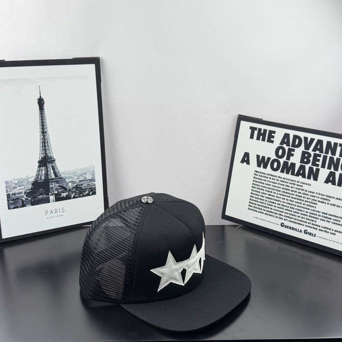 Chrome Hearts "Triple Star Trucker Hat"