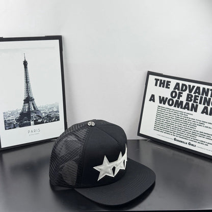 Chrome Hearts "Triple Star Trucker Hat"