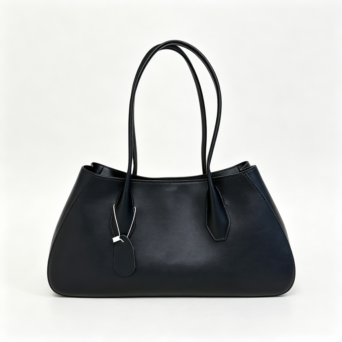 Soft Alger Mini Bag in Imported Saddle Leather – Elegant Women’s Crossbody & Top Handle Tote, Black