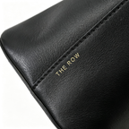 The Row Camden Medium Leather Bag | 32cm Black Smooth Calfskin Shoulder Bag | Minimalist Crossbody Tote