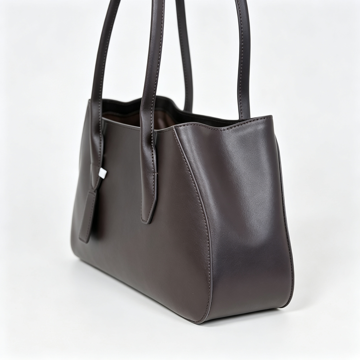Soft Alger Mini Bag in Imported Saddle Leather – Elegant Women’s Crossbody & Top Handle Tote, Black