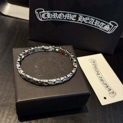 Chrome Hearts 925 Silver Gothic Letter Bracelet