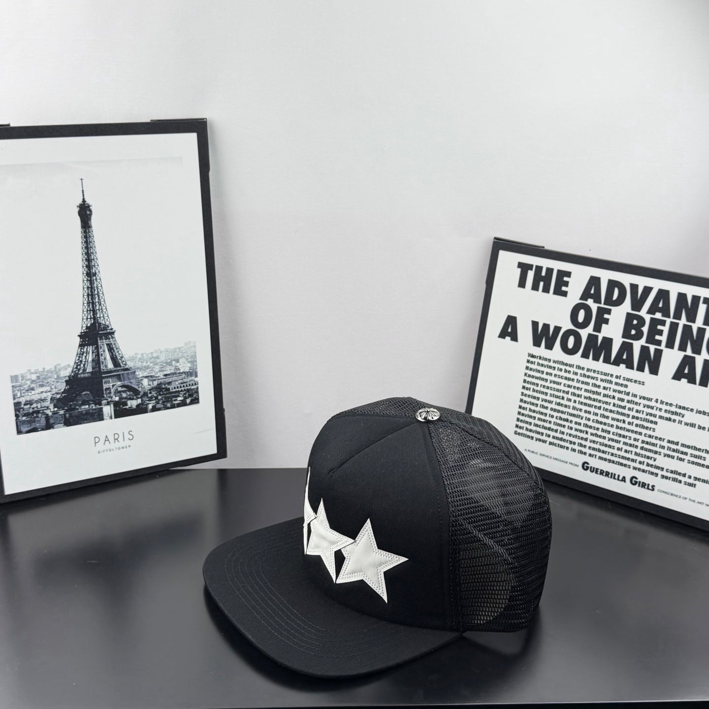 Chrome Hearts "Triple Star Trucker Hat"