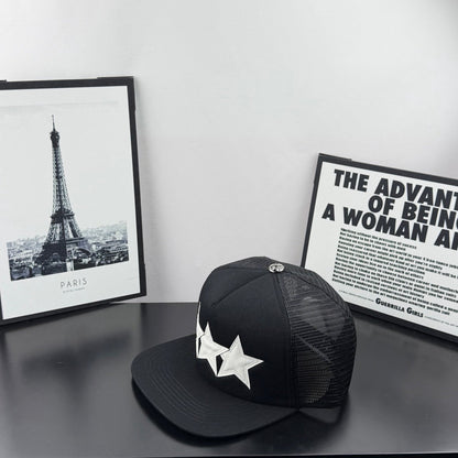 Chrome Hearts "Triple Star Trucker Hat"