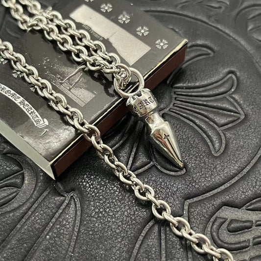 Chrome Hearts Bullet Pendant Necklace