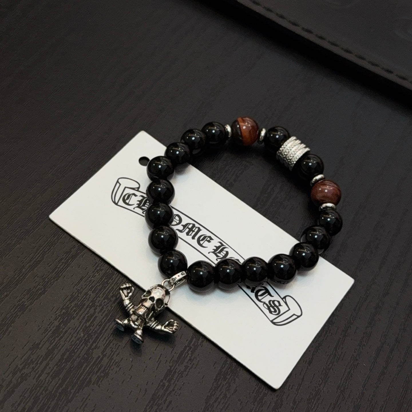 Chrome Hearts Obsidian Bracelet