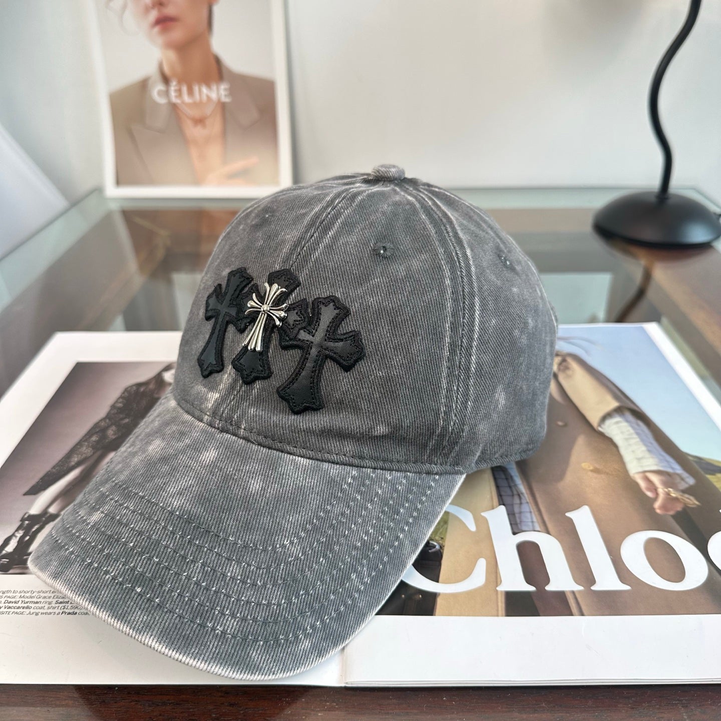 Chrome Hearts Cross Baseball Cap