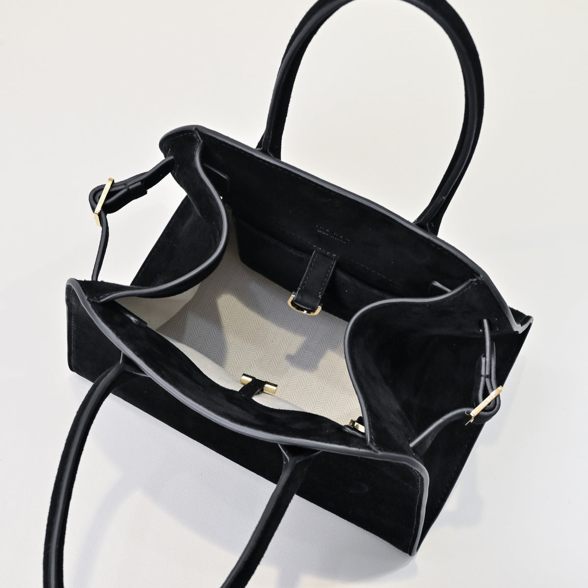 The Row Soft Margaux 12 Leather Tote Bag | Large Capacity Commuter Handbag with Detachable Strap | Women's Designer Shoulder Bag