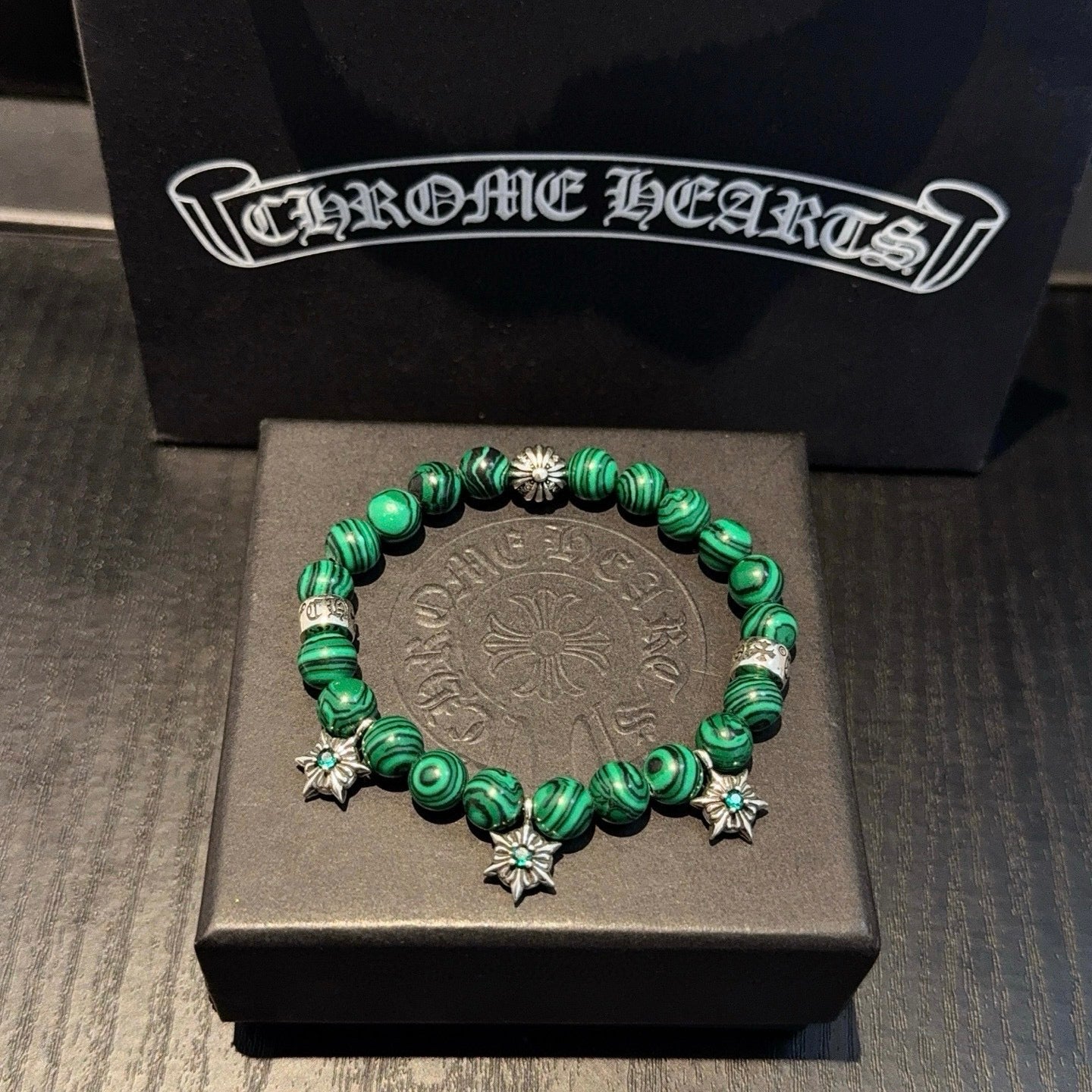 Chrome Hearts Malachite Bracelet