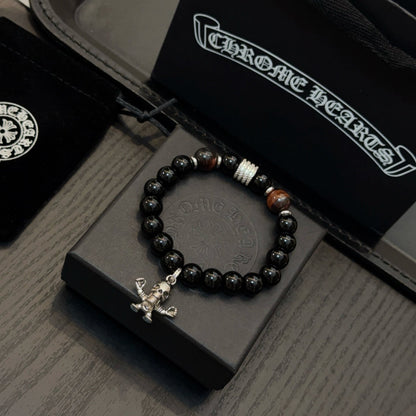Chrome Hearts Obsidian Bracelet