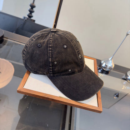 Chrome Hearts Distressed Washed Baseball Cap