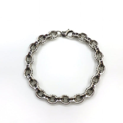 Chrome Hearts 925 Silver Chunky Chain Bracelet