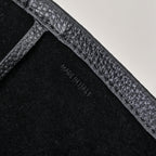The Row Park Large Tote Bag | 50cm Pebbled Leather Tote | Black Minimalist Handbag
