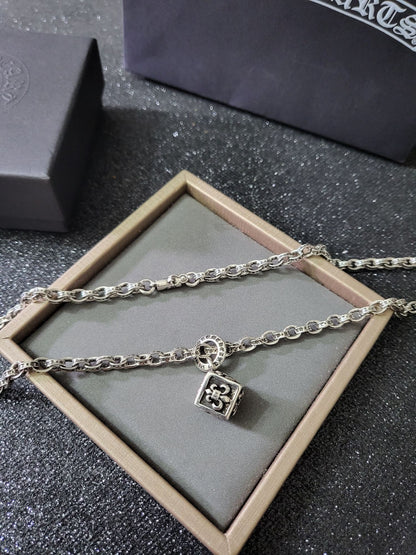 Chrome Hearts Dice Cross Necklace