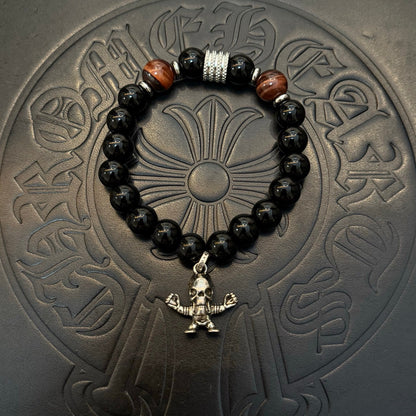 Chrome Hearts Obsidian Bracelet