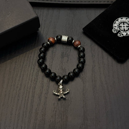 Chrome Hearts Obsidian Bracelet