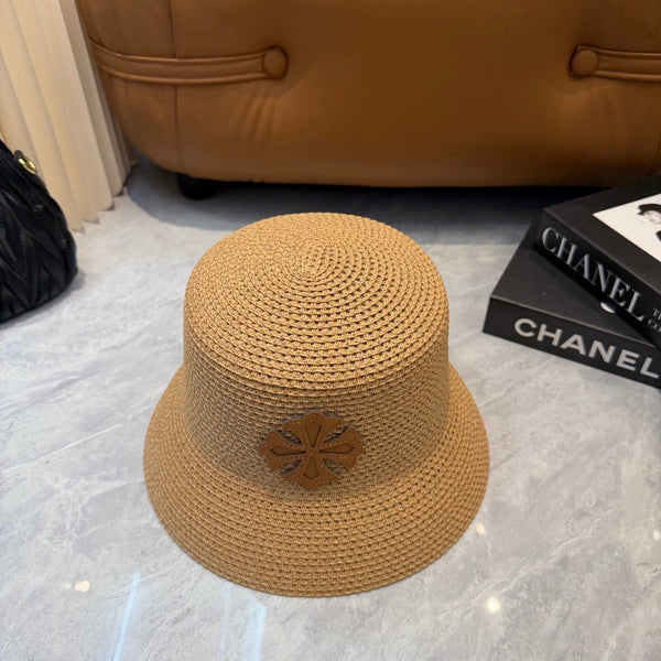 Chrome Hearts Straw Bucket Hat