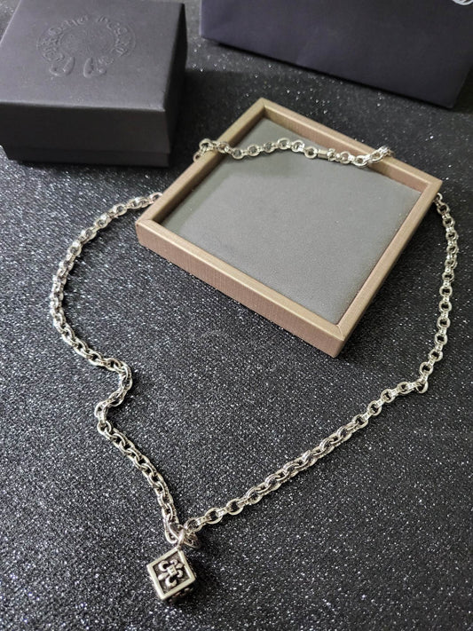 Chrome Hearts Dice Cross Necklace