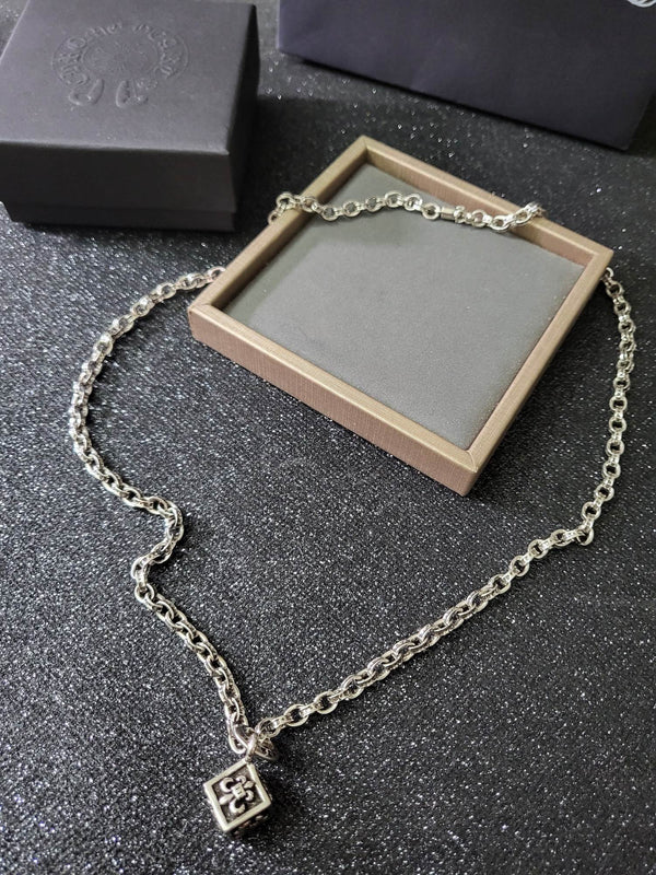 Chrome Hearts Dice Cross Necklace