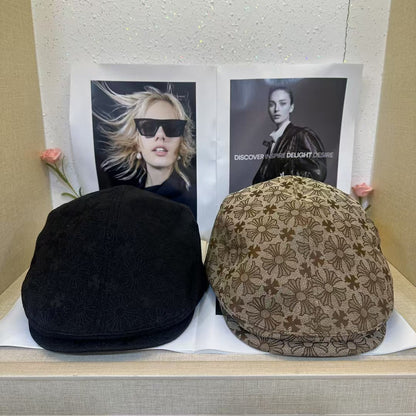 Chrome Hearts All-Over Cross Pattern Beret