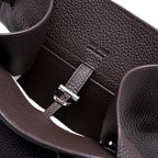 The Row Soft Margaux 12 Leather Tote Bag | Large Capacity Commuter Handbag with Detachable Strap | Women's Designer Shoulder Bag