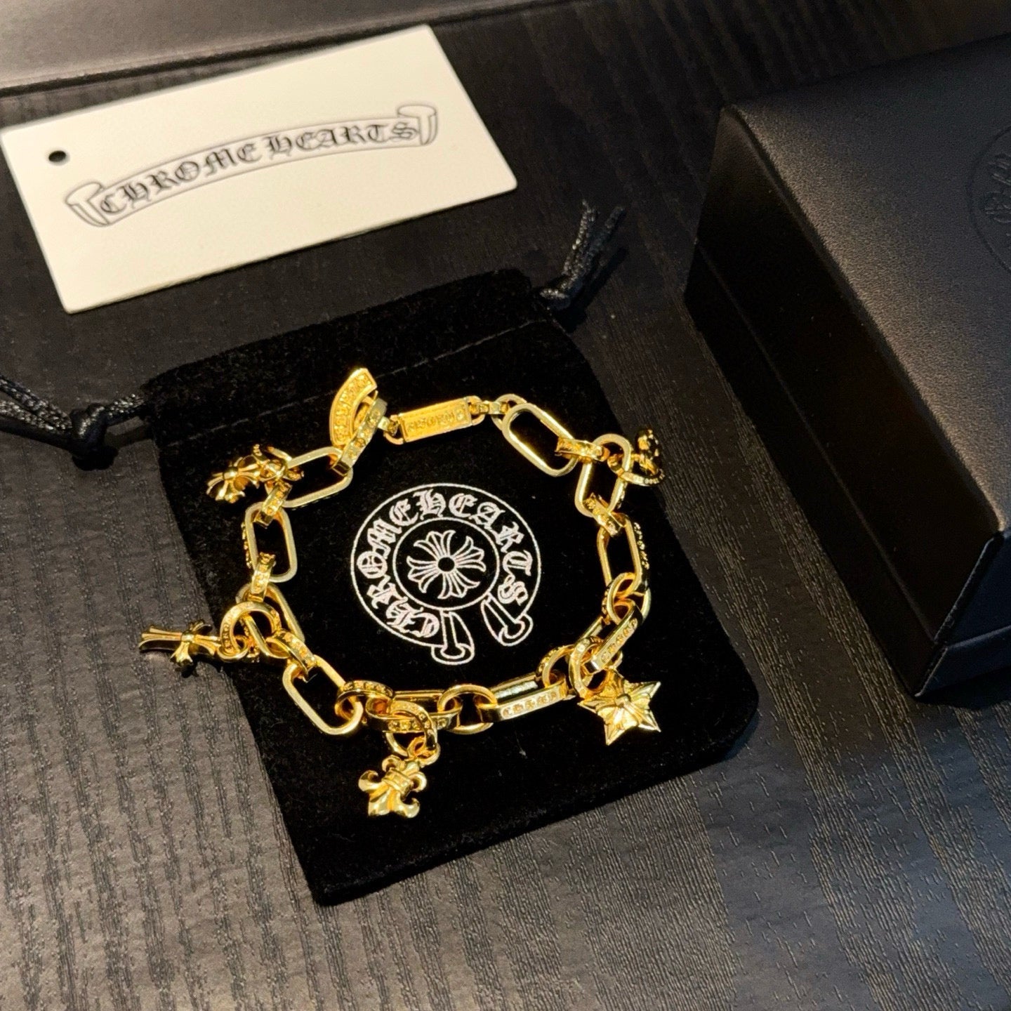 Chrome Hearts Multi-Element Pendant Bracelet