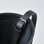 The Row N/S Park Mini Bucket Bag – Minimalist Leather Crossbody with Adjustable Strap,