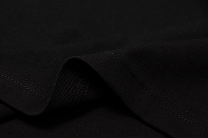 Chrome Hearts Crystal Horseshoe Logo Black Oversized T-Shirt | Rhinestone Streetwear Tee