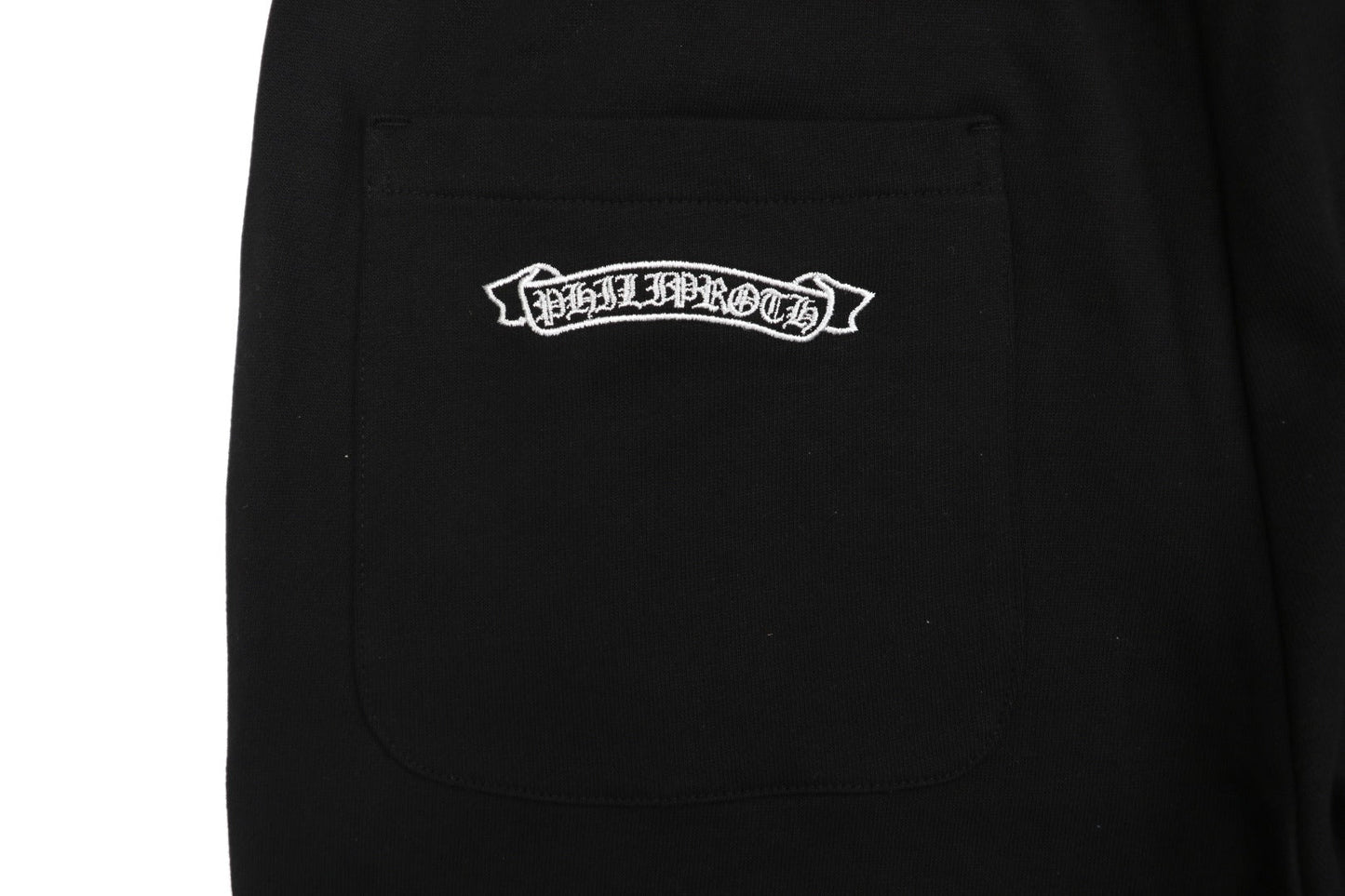 Chrome Hearts "Sanskrit Horseshoe" Embroidered Straight-Leg Sweatpants
